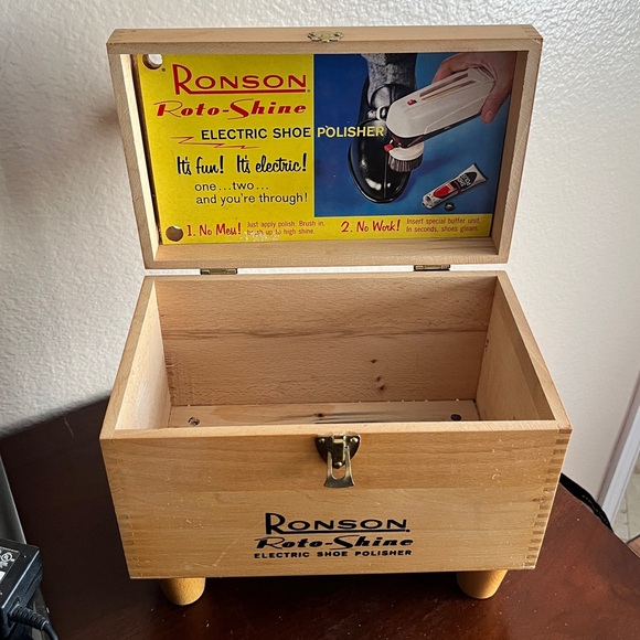 Ronson Roto-Shine Electric Shoe Polisher - Box Only - Vintage - Picture 7 of 8
